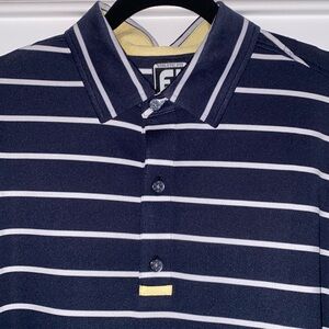 Footjoy XXL excellent condition dark blue with yellow